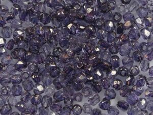 FP1-02-00030-14415 Crystal Bronze Luster Czech Glass Facet Firepolish 2,5mm 100 stuks