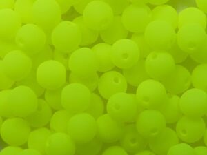 04-R-25121AL Neon Yellow Round 4 mm. 100 Pc. - Afbeelding 1