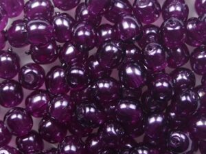04-R-63274CR Transparent Pearl Grape Round 4 mm. 100 Pc. - Afbeelding 1