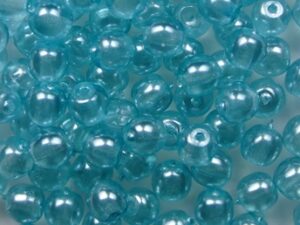 04-R-63322CR Transparent Pearl Seafoam Round 4 mm. 100 Pc.