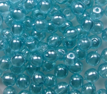 04-R-63322CR round beads 4 mm Transparent Pearl Seafoam color 63322CR