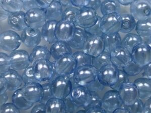 04-R-63335CR Transparent Pearl Light Sky Round 4 mm. 100 Pc. - Afbeelding 1