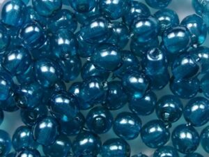 04-R-63346CR Transparent Pearl Island Lagoon Round 4 mm. 100 Pc. - Afbeelding 1