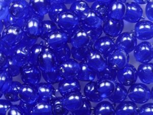 04-R-63372CR Transparent Pearl French Blue Round 4 mm. 100 Pc. - Afbeelding 1