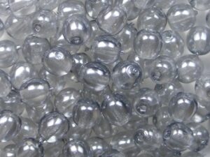 04-R-63454CR Transparent Pearl Vapor Round 4 mm. 100 Pc. - Afbeelding 1