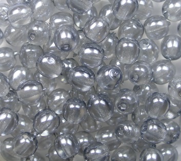 04-R-63454CR round beads 4 mm Transparent Pearl Vapor color 63454CR