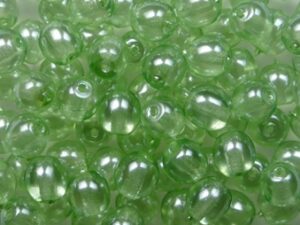 04-R-63525CR Transparent Pearl Pretty Parrot Round 4 mm. 100 Pc. - Afbeelding 1