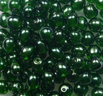 04-R-63558CR round beads 4 mm Transparent Pearl Envy color 63558CR