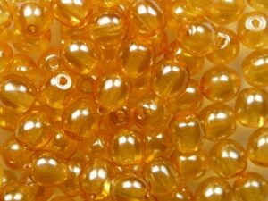 04-R-63862CR Transparent Pearl Fall Sunset Round 4 mm. 100 Pc. - Afbeelding 1