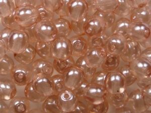 04-R-63883CR Transparent Pearl Ballet Slipper Round 4 mm. 100 Pc.