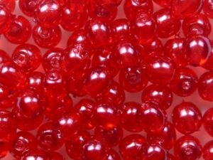 04-R-63895CR Transparent Pearl Fruit Punch Round 4 mm. 100 Pc.