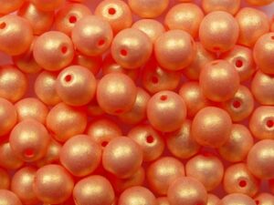 04-R-92966 Neon Light Orange Round 4 mm. 100 Pc.