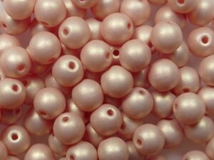 04-R-92983 Neon Chocolate Round 4 mm. 100 Pc. - Afbeelding 1