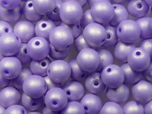04-R-92992 Neon Grape Round 4 mm. 100 Pc. - Afbeelding 1
