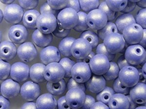04-R-92993 Neon Slate Round 4 mm. 100 Pc. - Afbeelding 1