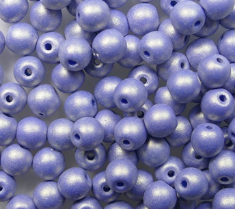 04-R-92993 round beads 4 mm Neon Slate color 92993