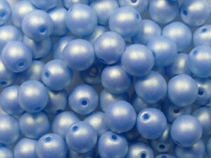 04-R-92994 Neon Ice Blue Round 4 mm. 100 Pc. - Afbeelding 1