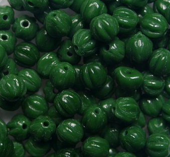 MB-04-53240 Melon Beads 4 mm Opaque Green color 53240