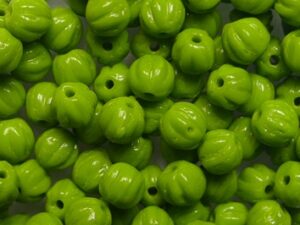 MB-04-53410 Opaque Olivine Melon Beads 50 Pc. - Afbeelding 1