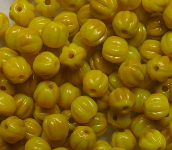 MB-04-X1422 Melon Beads 4 mm Curry color X1422