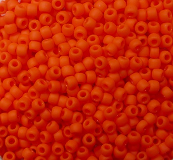 tr-11-0050F toho rocailles 11-0 opaque frosted sunset orange color 50F