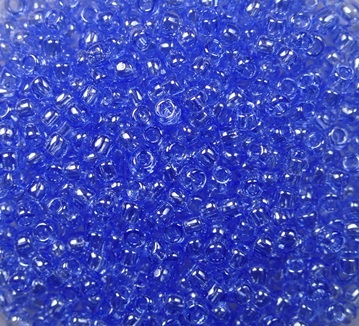 tr-11-0107 toho rocailles 11-0 transparent lustered light sapphire color 107