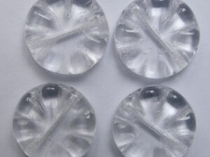 0150208 Crystal Table Cut Sun Bead 18 mm 4 Pc.