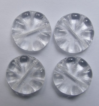 0150208 Table Cut Sun Bead 18 mm Crystal color 00030