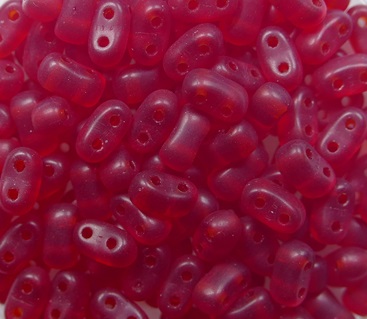 BO-90080-84100 Bi-Bo Beads Matte Siam Ruby color 90080-84100