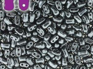 BO-23980-14400 Bi-Bo Beads Jet Hematite 10 gram