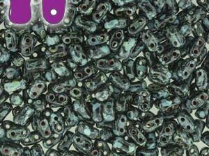 BO-23980-86800 Bi-Bo Beads Jet Travertin 10 gram