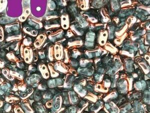BO-60020-27101 Bi-Bo Beads Aquamarine Capri Gold 10 gram