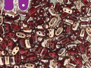 BO-90080-27101 Bi-Bo Beads Siam Ruby Capri Gold 10 gram - Afbeelding 1