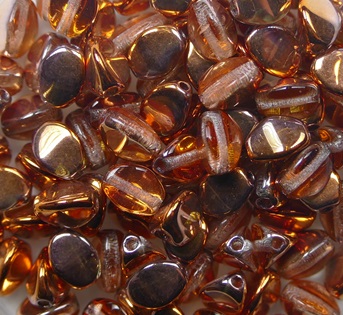 PI-00030-27137 Pinch Bead 5x3 mm Crystal Sunset color 00030-27137