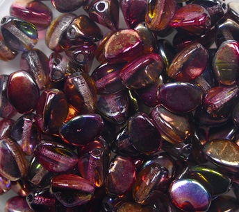 PI-00030-95200 Pinch Bead 5x3 mm Crystal Magic Wine color 00030-95200