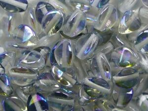 PI-00030-98538 Crystal Blue Rainbow Pinch beads. 10 gram
