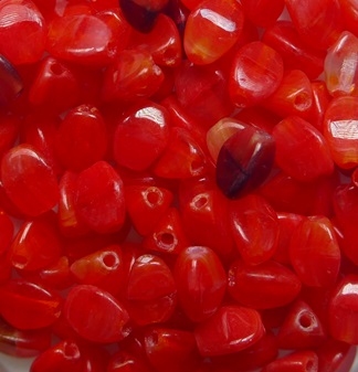 PI-X2542 Pinch Beads 5x3 mm Fire and Ashes color X2542