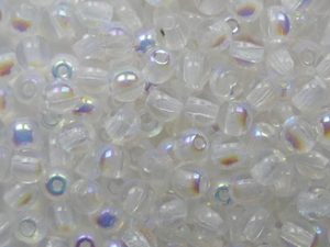 03-R-00030-28701 Crystal AB rond 3 mm. 100 stuks - Afbeelding 1