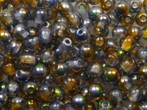 03-R-00030-95300 Crystal Magic Copper rond 3 mm. 100 stuks - Afbeelding 1