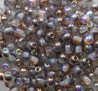 03-R-00030-98533 Crystal Copper Rainbow Round 3 mm. 100 Pc. color 00030-98533