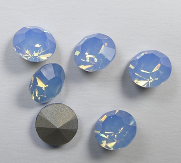 PrC-39-SAPLTOP Light Sapphire Opal Preciosa Maxima Chatons SS39, 8 mm