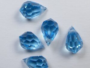 PrD-681-6-AQBO Aqua Bohemica Preciosa Drop, 6x10 mm - Afbeelding 1