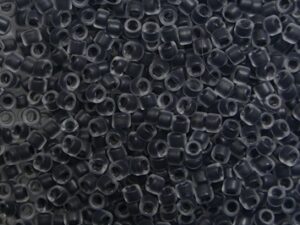 TT-01-0344FM Frosted Black Lined Crystal TOHO Treasures 11/0