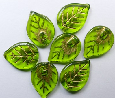 0100621 Olivine Gold Washed Apple Leaves color 50220-54302