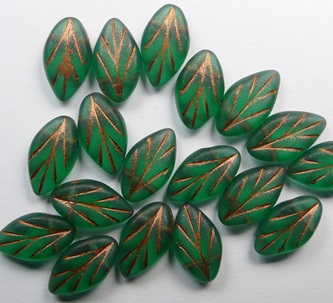 0100622 Matte Emerald Copper Inlay Beukenblaadje color 80720-84100-54319