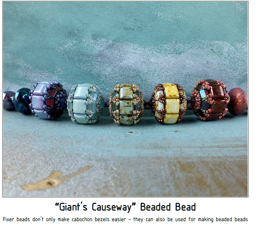 Giants Causeway Beaded bead