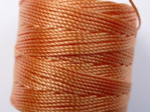 SL-210-PK Pumpkin S-Lon TEX 210 Superlon Bead Cord