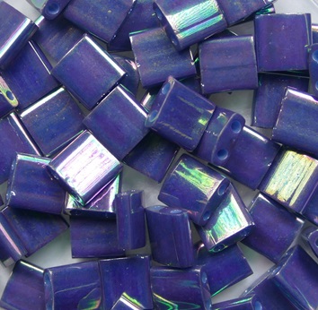 TL-1898 Opaque Purple Gray AB Luster Miyuki Tila Bead color 1898