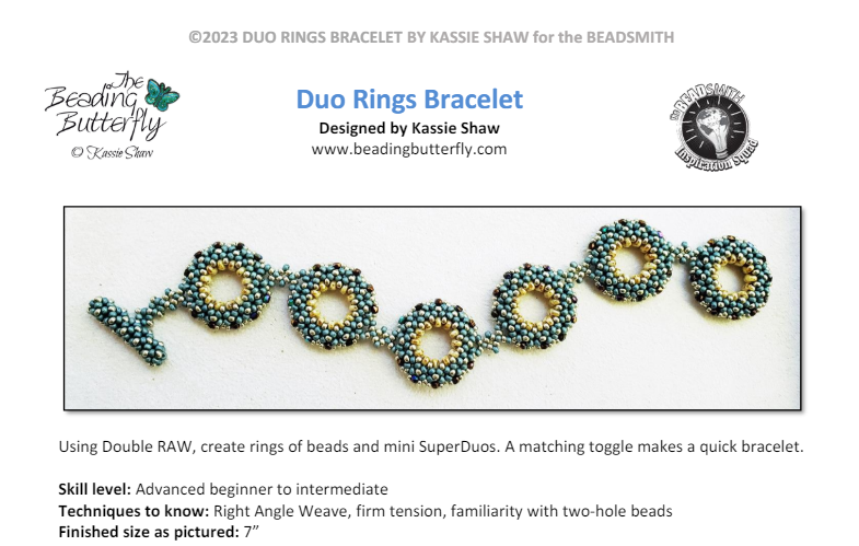 Duo Rings Bracelet