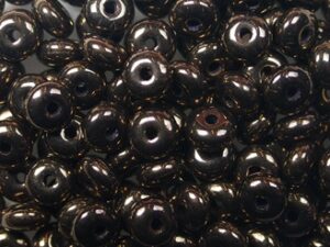 Jet Dark Bronze Rondelle 4x2 mm